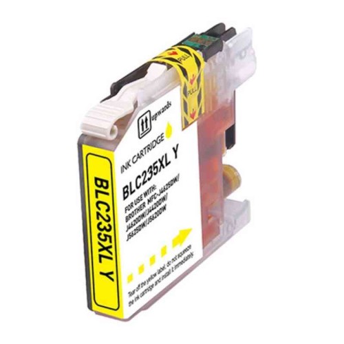 Brother LC235XLY Hi-Yield Yellow Ink Cartridge 1,200 Pages - Compatible Brother LC235XLY Hi-Yield Yellow Ink Cartridge 1,200 Pages - Compatible