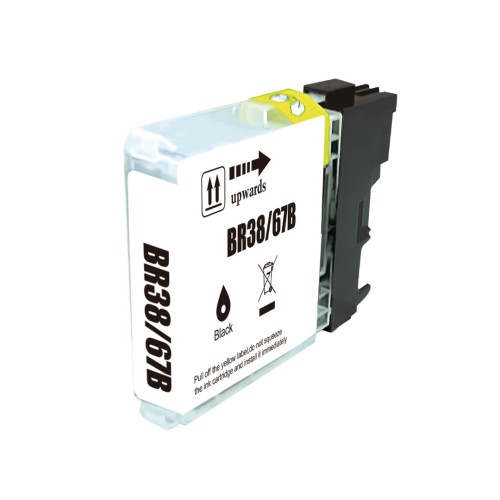 Brother LC67BK - LC38BK Black Ink Cartridge 450 Pages - Compatible Brother LC67BK - LC38BK Black Ink Cartridge 450 Pages - Compatible