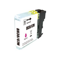 Brother LC67M - LC38M Magenta Ink Cartridge 325 Pages - Compatible Brother LC67M - LC38M Magenta Ink Cartridge 325 Pages - Compatible