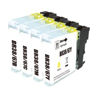 Brother LC67 - LC38 Value Pack Black + All Colours - Compatible Brother LC67 - LC38 Value Pack Black + All Colours - Compatible