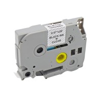 Brother TZE131 12mm Black on Clear Label Tape - Compatible