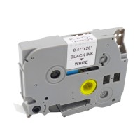 Brother TZE-231 Black on White Label Tape 12mm x 8m - Compatible