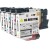 Brother LC531XL4PK Black+Yellow+Cyan-Magenta Ink Cartridges 500 Pages - Compatible