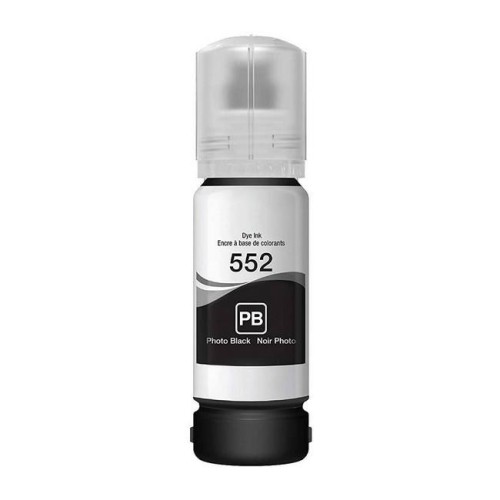 Epson T552 - C13T06W192 Photo Black EcoTank Ink 6,200 Pages - Compatible Epson T552 - C13T06W192 Photo Black EcoTank Ink 6,200 Pages - Compatible