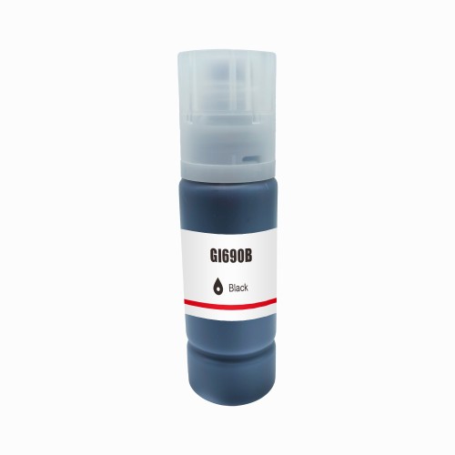 Canon GI690BK Black Ink Bottle 6,000 Pages - Compatible