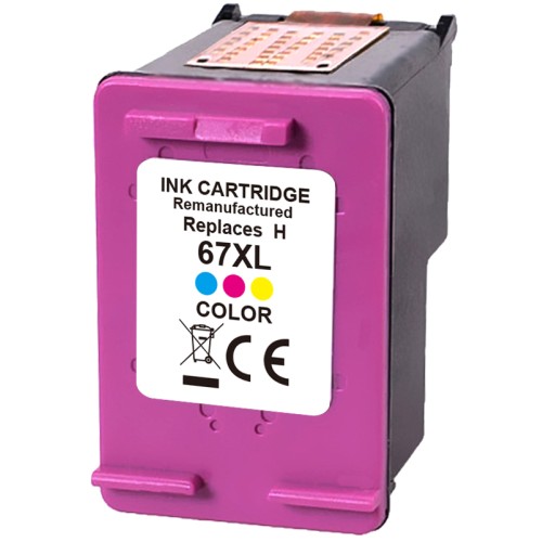HP 67XL - 3YM58AA Hi-Yield Colour Ink Cartridge 200 Pages - Compatible HP 67XL - 3YM58AA Hi-Yield Colour Ink Cartridge 200 Pages - Compatible