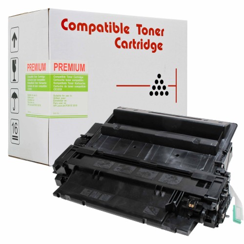 HP 55X - CE255X - ICE255A Canon CART324 CART324II Toner 12,500 Pages - Compatible