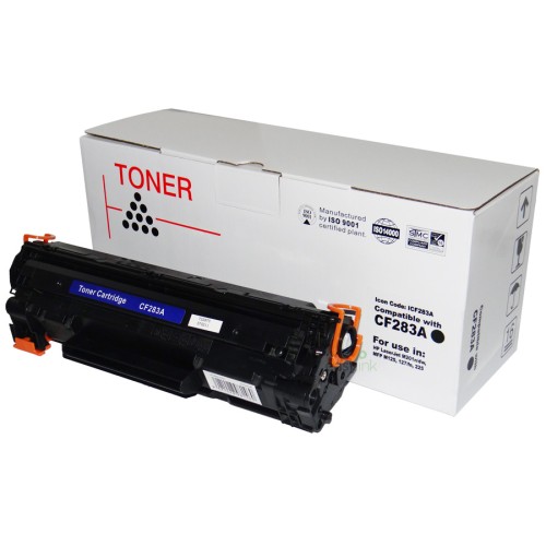 HP 83A - CF283A Black Toner Cartridge 1500 Pages - Compatible
