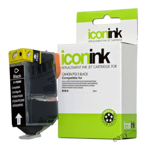 Canon PGi5BK Black Ink Cartridge - Compatible Canon PGi5BK Black Ink Cartridge - Compatible