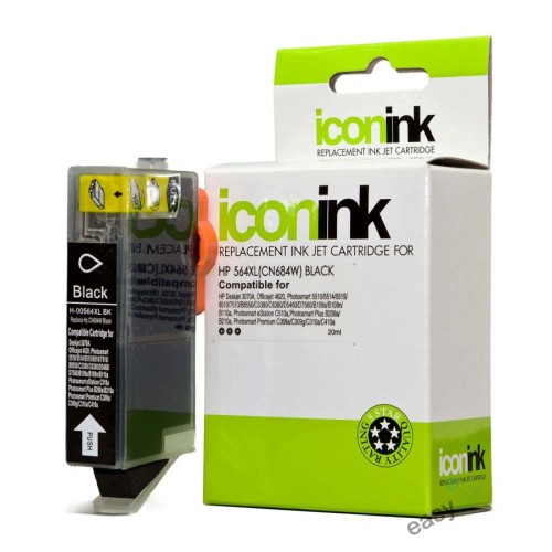 HP 564XL CN684WA Hi-Yield Black Ink Cartridge - Compatible
