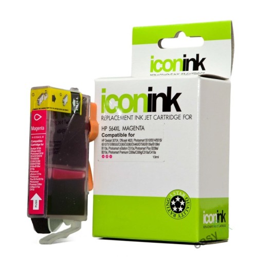 HP 564XL CB324WA Hi-Yield Magenta Ink Cartridge - Compatible