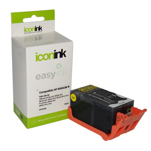 HP 934XL Black Hi-Yield Ink Cartridge 1,000 Pages - Compatible HP 934XL Black Hi-Yield Ink Cartridge 1,000 Pages - Compatible