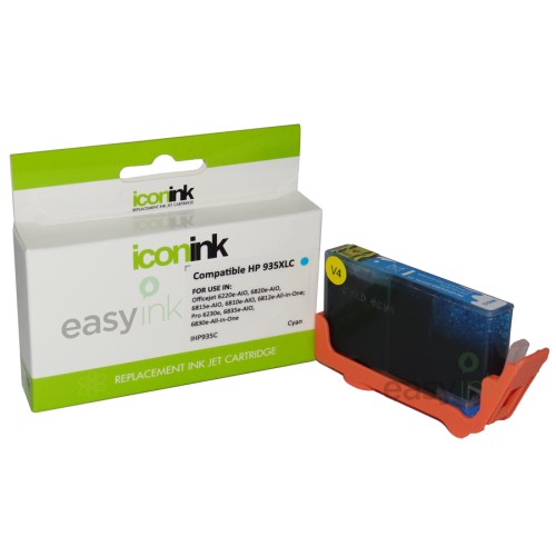HP 935XL Cyan Ink Cartridge 825 Pages - Compatible