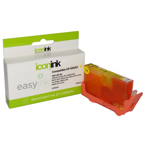 HP 935XL - C2P26AA Yellow Ink Cartridge 825 Pages - Compatible HP 935XL - C2P26AA Yellow Ink Cartridge 825 Pages - Compatible