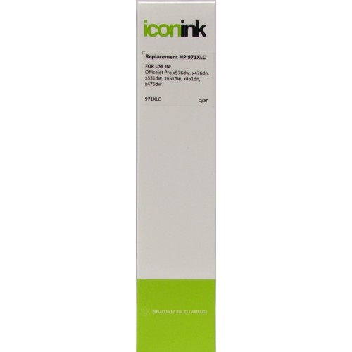 HP 971XL CN626AA Cyan High Yield Ink Cartridge - Compatible HP 971XL CN626AA Cyan High Yield Ink Cartridge - Compatible