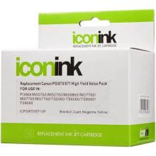Canon PGI670XL and CLI671 Hi-Yield Value Pack of 5 - Compatible Canon PGI670XL and CLI671 Hi-Yield Value Pack of 5 - Compatible