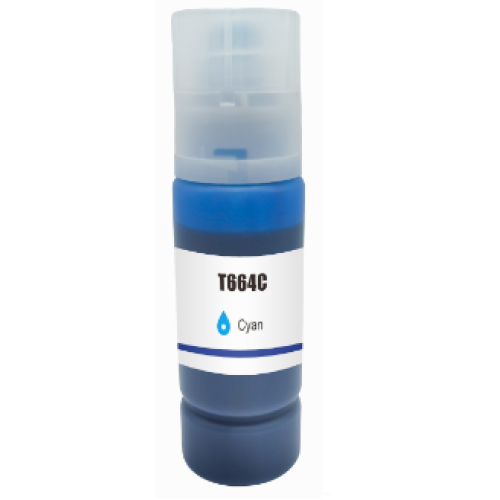 Epson T664 - C13T664292 Cyan Ink Bottle 7500 Pages - Compatible Epson T664 - C13T664292 Cyan Ink Bottle 7500 Pages - Compatible