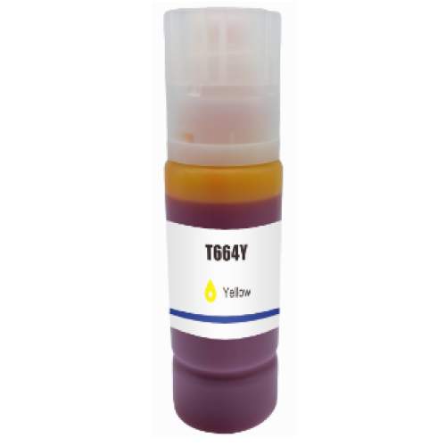 Epson T664 - C13T664492 Yellow Ink Bottle 7500 Pages - Compatible Epson T664 - C13T664492 Yellow Ink Bottle 7500 Pages - Compatible