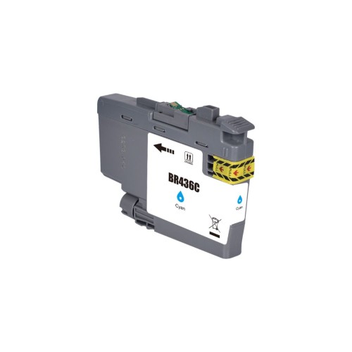 Brother LC436C Cyan Ink Cartridge 1,500 Pages - Compatible Brother LC436C Cyan Ink Cartridge 1,500 Pages - Compatible