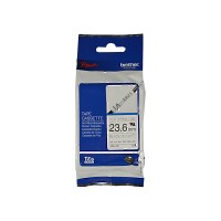 Brother HSE-251E 21.0 mm x 1.5 m Black on White Heat Shrink Tape - Genuine