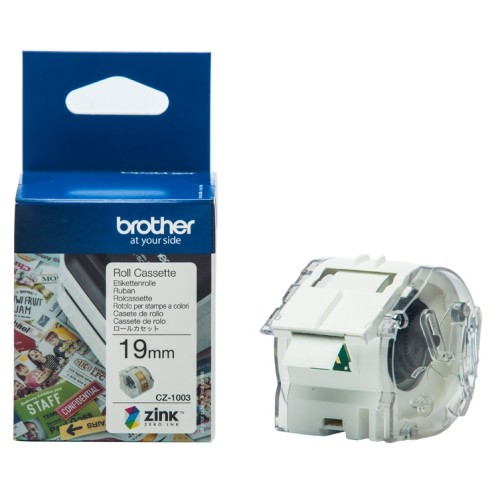 Brother CZ1003 19mm x 5m Printable Roll - Genuine Brother CZ1003 19mm x 5m Printable Roll - Genuine