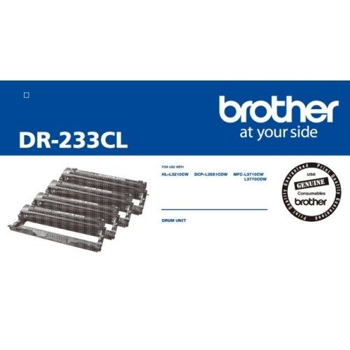 Brother DR233CL Drum Unit - 4 pack - Genuine Brother DR233CL Drum Unit - 4 pack - Genuine
