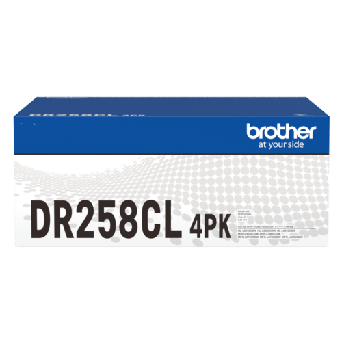 Brother DR258CL4PK Four Pack of Drums 30,000 Pages - Genuine Brother DR258CL4PK Four Pack of Drums 30,000 Pages - Genuine