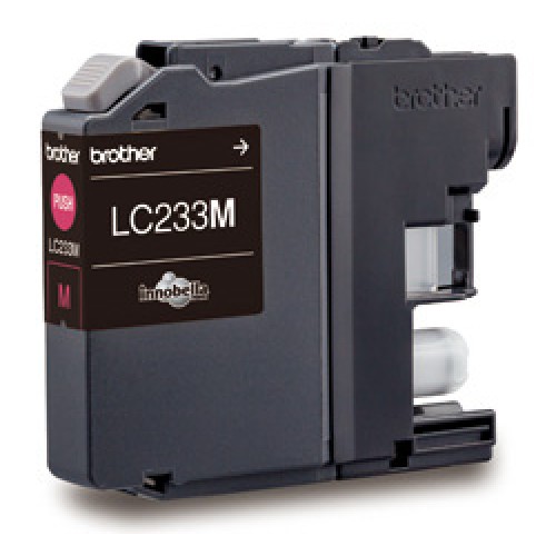 Brother LC233M Magenta Ink Cartridge 550 Pages - Genuine Brother LC233M Magenta Ink Cartridge 550 Pages - Genuine