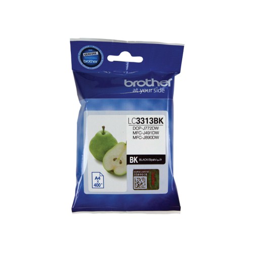 Brother LC3313BK Black Ink Cartridge 400 Pages - Genuine