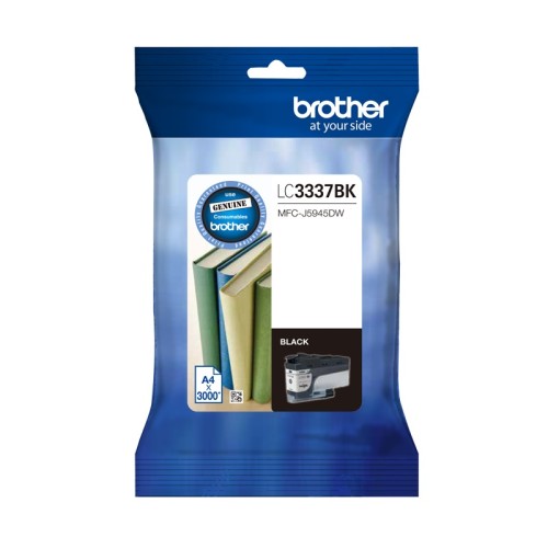 Brother LC3337BK Black Ink Cartridge 3000 Pages - Genuine Brother LC3337BK Black Ink Cartridge 3000 Pages - Genuine