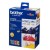 Brother LC38 Ink Cartridge 3 Colour C+Y+M 260 Pages - Genuine