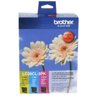 Brother LC39 Ink Cartridge 3 Colours C+Y+M 260 Pages - Genuine