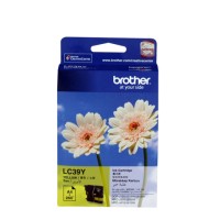 Brother LC39Y Yellow Ink Cartridge 260 Pages - Genuine