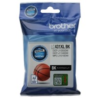 Brother LC431XLBK Ink Cartridge Black 500 Pages - Genuine