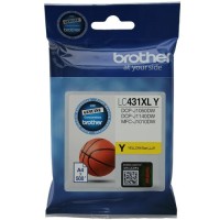 Brother LC431XLY Hi-Yield Ink Cartridge Yellow 500 Pages - Genuine