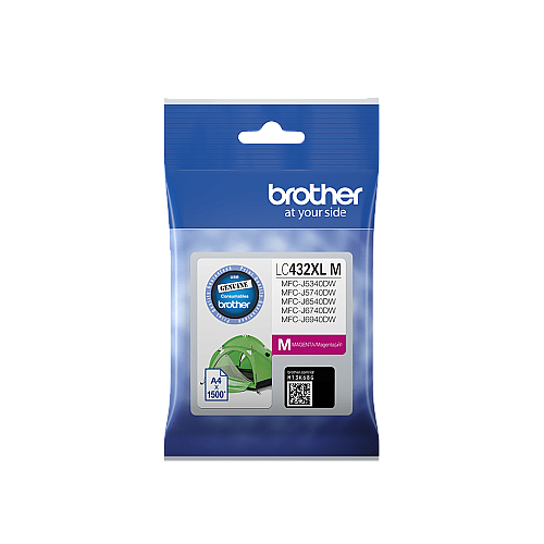 Brother LC432XLM Magenta Ink Cartridge 1500 Pages - Genuine