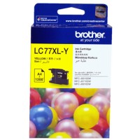 Brother LC77XLY Yellow Ink Cartridge 1200 Pages - Genuine