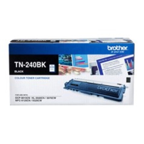 Brother TN240BK Toner Cartridge - Black - Genuine Brother TN240BK Toner Cartridge - Black - Genuine