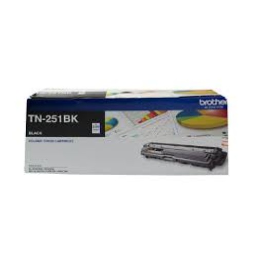 Brother TN251BK Black Toner Cartridge 2,500 Pages - Genuine