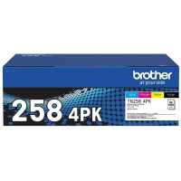 Brother TN2584PK 4-Pack Toners 4 x 1,000 Pages - Genuine Brother TN2584PK 4-Pack Toners 4 x 1,000 Pages - Genuine