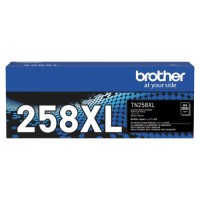 Brother TN258XLBK Black Toner 3,000 Pages - Genuine Brother TN258XLBK Black Toner 3,000 Pages - Genuine