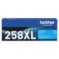 Brother TN258XLC Cyan Toner 2,300 Pages - Genuine Brother TN258XLC Cyan Toner 2,300 Pages - Genuine
