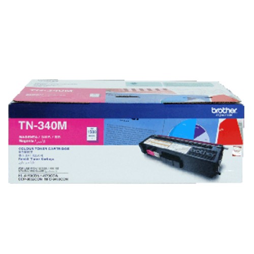 Brother TN340M Magenta Toner Cartridge 1500 Pages - Genuine Brother TN340M Magenta Toner Cartridge 1500 Pages - Genuine