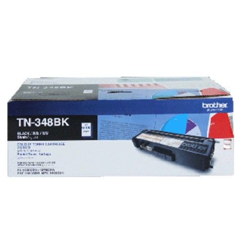 Brother TN348BK Black High Yield Toner 6,000 Pages - Genuine Brother TN348BK Black High Yield Toner 6,000 Pages - Genuine