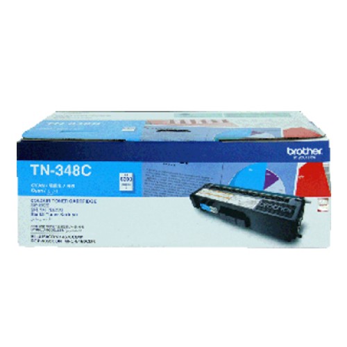 Brother TN348C Cyan High Yield Toner 6,000 Pages - Genuine Brother TN348C Cyan High Yield Toner 6,000 Pages - Genuine