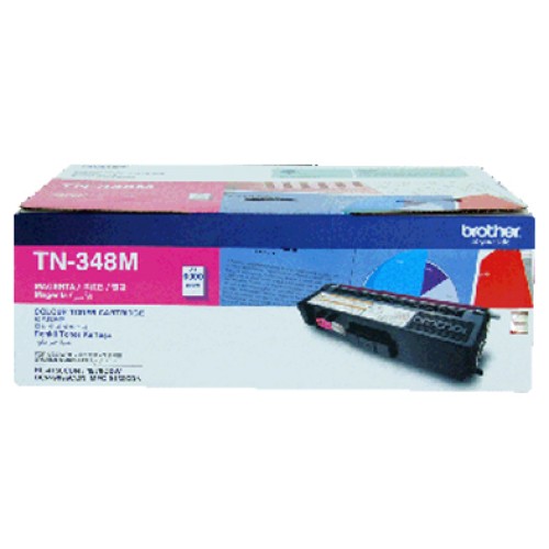 Brother TN348M Magenta High Yield Toner 6,000 Pages - Genuine Brother TN348M Magenta High Yield Toner 6,000 Pages - Genuine