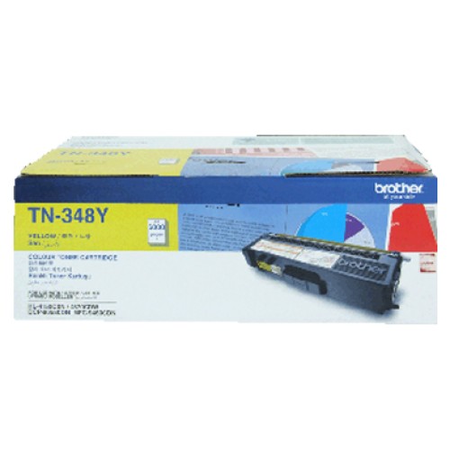 Brother TN348Y Yellow High Yield Toner 6,000 Pages - Genuine Brother TN348Y Yellow High Yield Toner 6,000 Pages - Genuine