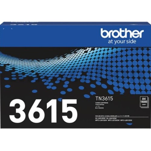 Brother TN3615 Black Toner 18,000 Pages - Genuine Brother TN3615 Black Toner 18,000 Pages - Genuine