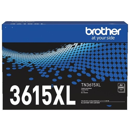 Brother TN3615XL Black XL Toner 25,000 Pages - Genuine Brother TN3615XL Black XL Toner 25,000 Pages - Genuine