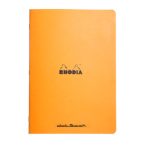 Rhodia Classic Notebook Stapled A4 Dot Orange